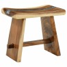 Tabouret de Douche Naturel 50 x 30 x 44 cm Bois de suar solide 619448619448