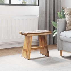 Tabouret de Douche Naturel 50 x 30 x 44 cm Bois de suar solide 619448619448