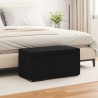 Tabouret Noir 81 x 41 x 40 cm Tissu et bois stratifié 619450619450