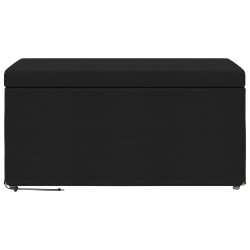 Tabouret Noir 81 x 41 x 40 cm Tissu et bois stratifié 619450619450