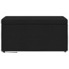 Tabouret Noir 81 x 41 x 40 cm Tissu et bois stratifié 619450619450