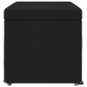 Tabouret Noir 81 x 41 x 40 cm Tissu et bois stratifié 619450619450