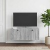 Meuble TV mural Sonoma gris 78,5 x 41 x 30 cm Bois d'ingénierie 619453619453