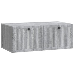 Meuble TV mural Sonoma gris 78,5 x 41 x 30 cm Bois d'ingénierie 619453619453