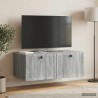 Meuble TV mural Sonoma gris 78,5 x 41 x 30 cm Bois d'ingénierie 619453619453