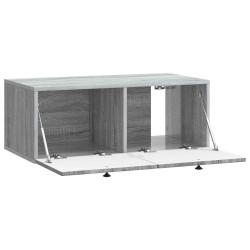 Meuble TV mural Sonoma gris 78,5 x 41 x 30 cm Bois d'ingénierie 619453619453