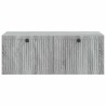 Meuble TV mural Sonoma gris 78,5 x 41 x 30 cm Bois d'ingénierie 619453619453