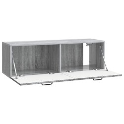 Meuble TV mural Sonoma gris 98 x 31 x 30 cm Bois d'ingénierie 619454619454