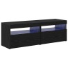 Meuble TV 2 pcs Chêne noir 60 x 35 x 40 cm Bois d'ingénierie 619455619455