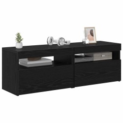 Meuble TV 2 pcs Chêne noir 60 x 35 x 40 cm Bois d'ingénierie 619455619455