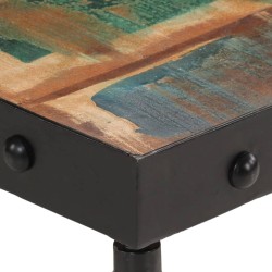 Table basse roulettes bois de récupération massif 100x55x26 cm 619464619464