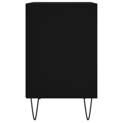 Tables de chevet 2 pcs noir 40x30x50 cm bois d'ingénierie 619467619467