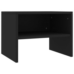 Tables de chevet 2 pcs Noir 40x30x30 cm Bois d'ingénierie 619469619469