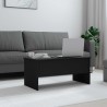 Table basse noir 102x50,5x46,5 cm bois d'ingénierie 619477619477