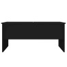 Table basse noir 102x50,5x46,5 cm bois d'ingénierie 619477619477