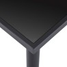 Table à manger Noir 200x100x75 cm Verre trempé 619482619482