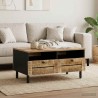 Table basse Marron et Noir 80 x 54 x 40 cm 619488619488