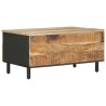 Table basse Marron et Noir 80 x 54 x 40 cm 619488619488