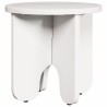 Table basse 2 pcs Blanc Bois de pin massif 619494619494