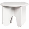 Table basse 2 pcs Blanc Bois de pin massif 619494619494