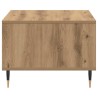 Table basse chêne artisanal 60x50x36,5 cm bois d'ingénierie 619496619496