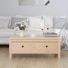 Table basse 100x50x40 cm Bois massif de pin 619498619498