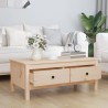 Table basse 100x50x40 cm Bois massif de pin 619498619498