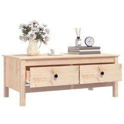 Table basse 100x50x40 cm Bois massif de pin 619498619498