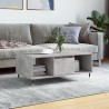 Table basse Gris béton 90x50x36,5 cm Bois d'ingénierie 619499619499