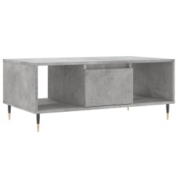 Table basse Gris béton 90x50x36,5 cm Bois d'ingénierie 619499619499