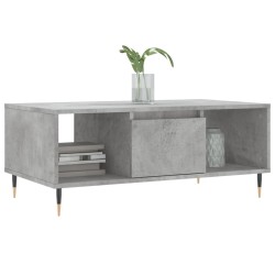Table basse Gris béton 90x50x36,5 cm Bois d'ingénierie 619499619499