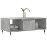 Table basse Gris béton 90x50x36,5 cm Bois d'ingénierie 619499619499