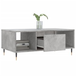 Table basse Gris béton 90x50x36,5 cm Bois d'ingénierie 619499619499
