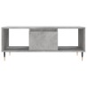 Table basse Gris béton 90x50x36,5 cm Bois d'ingénierie 619499619499