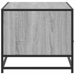 Table basse sonoma gris 100x50x45 cm bois d'ingénierie et métal 619500619500