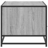 Table basse sonoma gris 100x50x45 cm bois d'ingénierie et métal 619500619500