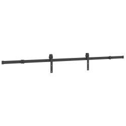 Porte coulissante NARVIK Naturel et noir 90 x 210 cm (213,5 cm) 619504619504