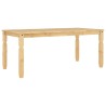 Table à manger Corona 180x90x75 cm bois massif de pin 619505619505