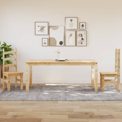 Table à manger Corona 180x90x75 cm bois massif de pin 619505619505