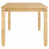 Table à manger Corona 180x90x75 cm bois massif de pin 619505619505