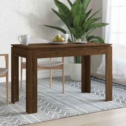 Table à dîner Chêne marron 120x60x76 cm bois d'ingénierie 619508619508