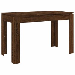 Table à dîner Chêne marron 120x60x76 cm bois d'ingénierie 619508619508