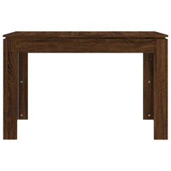 Table à dîner Chêne marron 120x60x76 cm bois d'ingénierie 619508619508