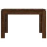 Table à dîner Chêne marron 120x60x76 cm bois d'ingénierie 619508619508