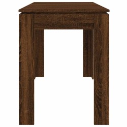 Table à dîner Chêne marron 120x60x76 cm bois d'ingénierie 619508619508