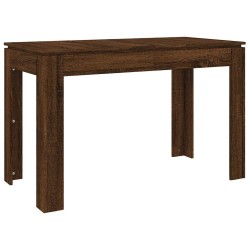 Table à dîner Chêne marron 120x60x76 cm bois d'ingénierie 619508619508