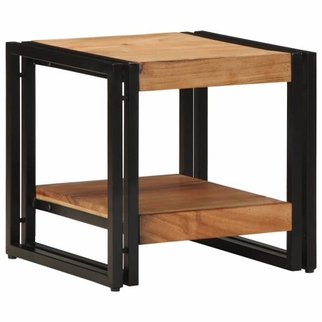 Table basse Marron 40 x 40 x 38 cm Bois d'Acacia Massif 619509619509