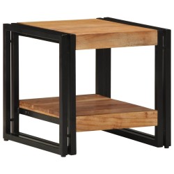 Table basse Marron 40 x 40 x 38 cm Bois d'Acacia Massif 619509619509
