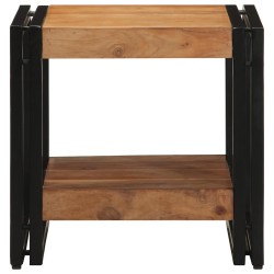 Table basse Marron 40 x 40 x 38 cm Bois d'Acacia Massif 619509619509