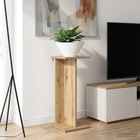 Support de Plante 2 pc Chêne Artisanal 25 x 25,5 x 60,5 cm 619510619510
